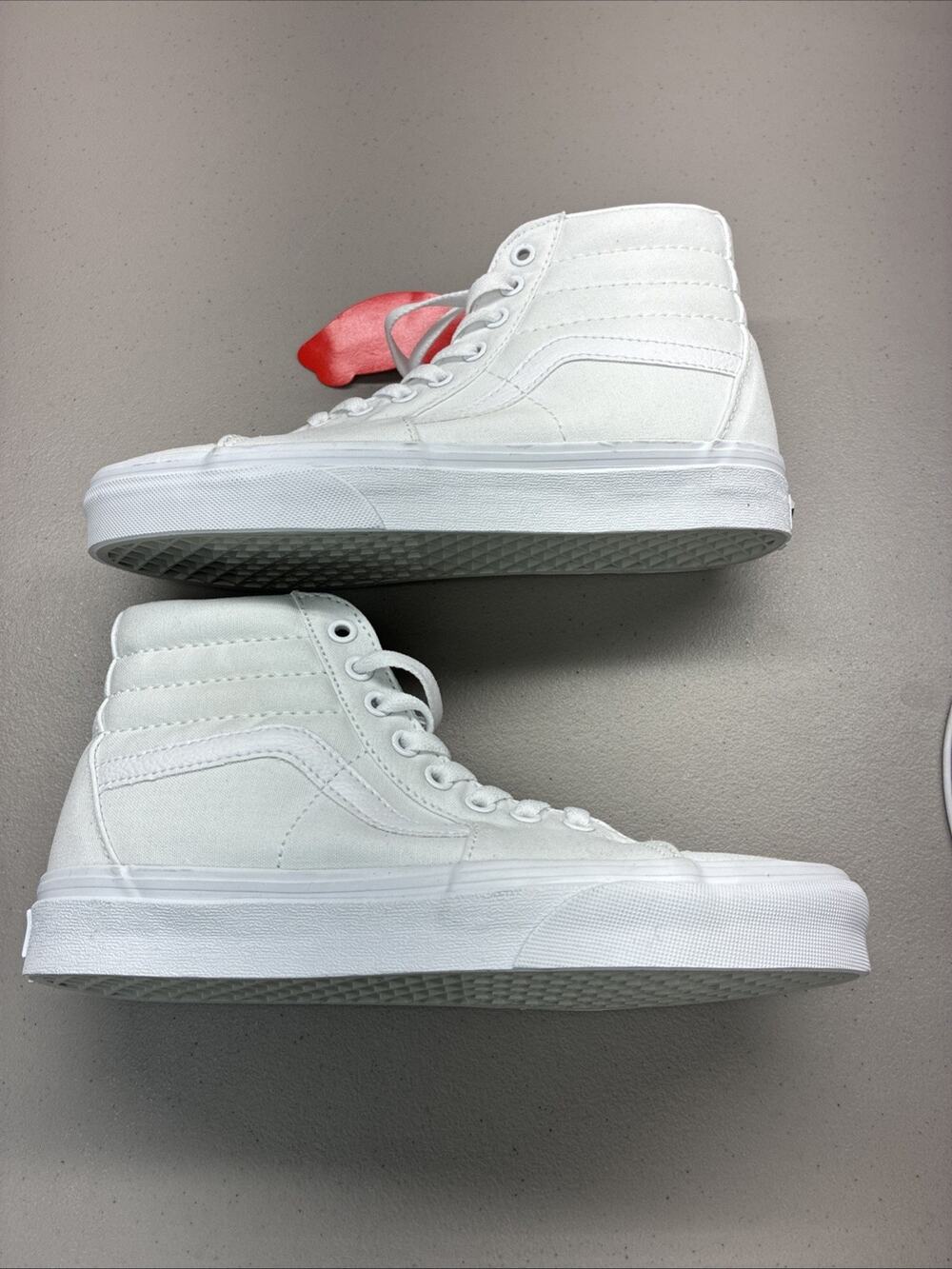 VANS Off The Wall ALL WHITE High Top Skateboard Shoes 721356 Men 6 Women’s 7.5